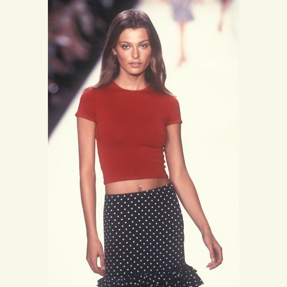 Vintage Ralph Lauren Collection Purple Label Silk Skirt, Spring 2000 - Picture 2 of 10